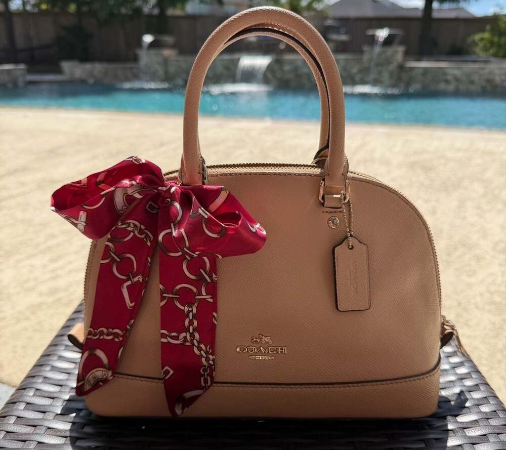 Coach Mini Sierra Satchel Crossgrain Leather Bag